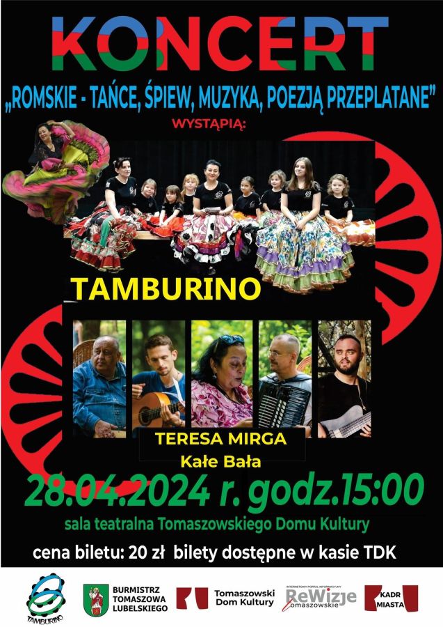 TOMASZÓW LUB.:Romskie - tańce, śpiew, muzyka, poezja w TDK